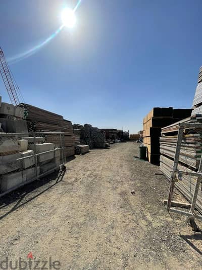 3500 sqm open storage land available for rent