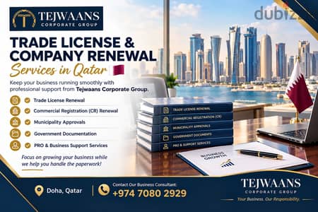 Trade License & Company Renewal Services in Qatar