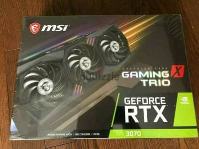 BRAND NEW MSI GeForce RTX 3070 Z Trio 8G LHR 8GB GDDR6 256-b