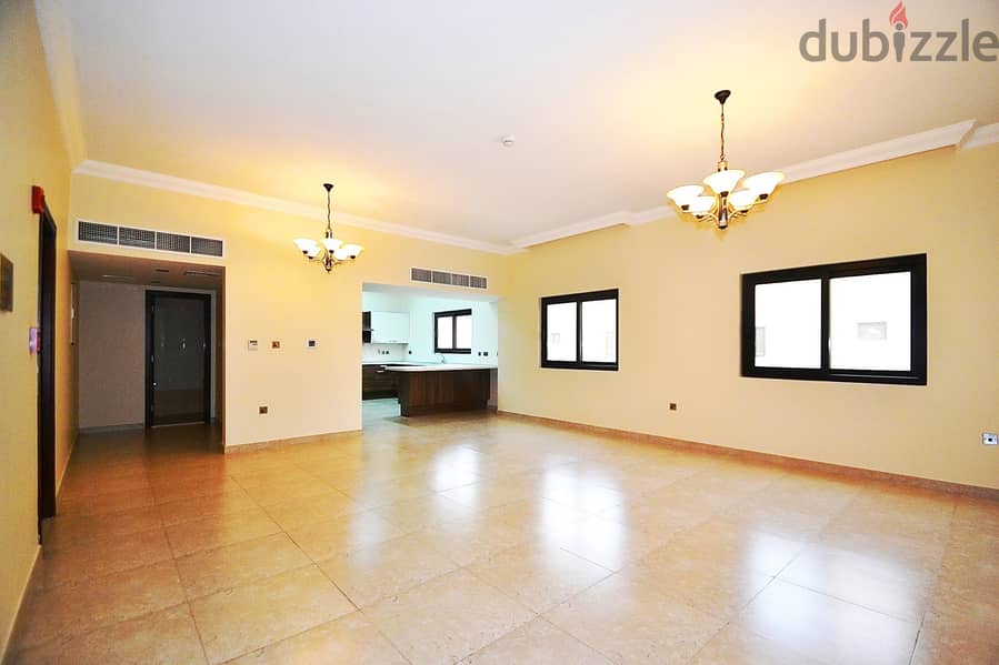 3-bed S/F compound apartment with facilities in Al Waab 1