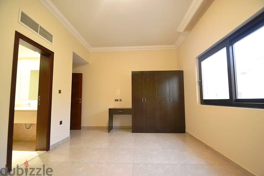 3-bed S/F compound apartment with facilities in Al Waab 8