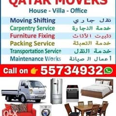 Doha movers and Packers Any Time service Qatar Call 0