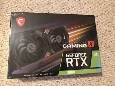 BRAND NEW MSI GeForce RTX 3060 Gaming X 12GB GDDR6