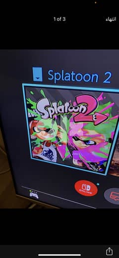 Nintendo switch game splatoon 0