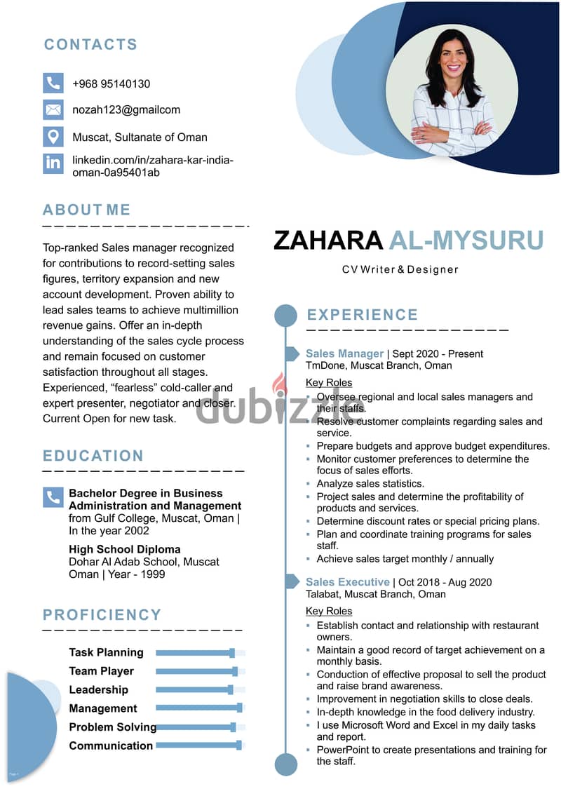Professional CV Writing with Content 0