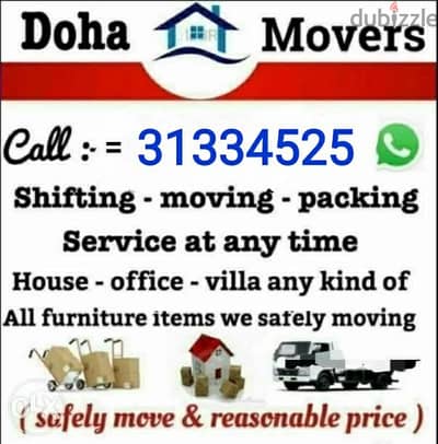 shifting and moving packing service