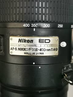 Nikon 200-400mm F4 with teleconverter 0