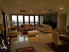 Semi-furnished 3 bed room apartment in Porto Arabia for rent 0