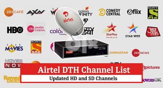 Airtel hd receiver for sale & installation 0