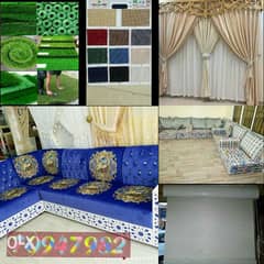 Carpet. curtains. wallpaper. artificial grass. Arodeia. sifa. Mojlis 0