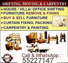 Shifting, moving and carpentry service 0