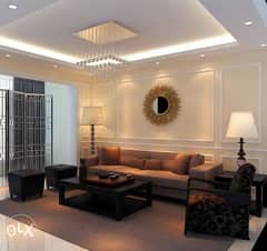 Gypsum ceiling Boxes and Design / partition 0