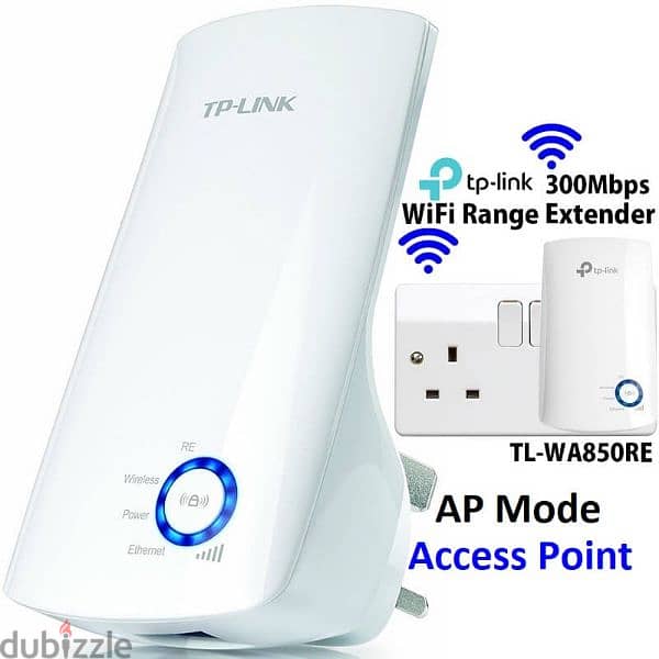TP-Link 300Mbps Universal WiFi Range Extender (TL-WA850RE) 2