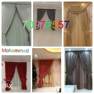 Window Curtains Making & Fixing.