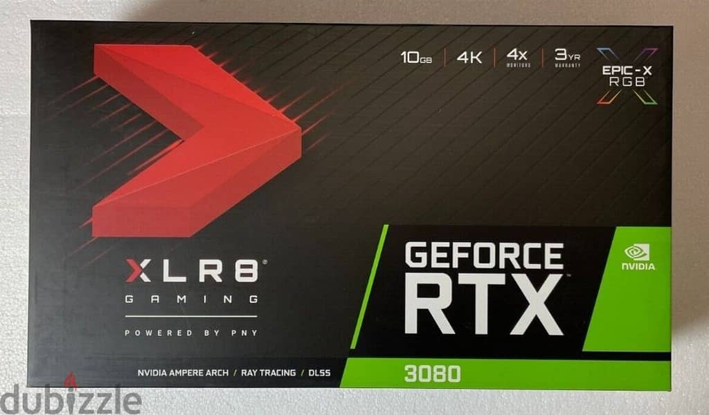 BRAND NEW PNY GeForce RTX 3080 XLR8 Gaming EPIC-X RGB Triple 0