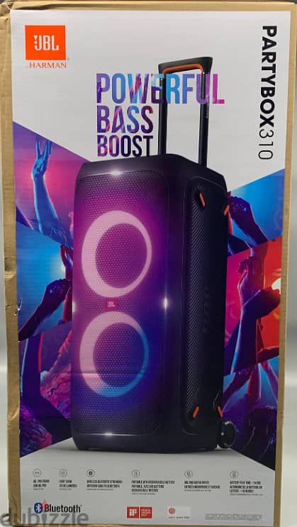 BRAND NEW JBL Partybox 310 Portable Party Speaker - Black  C 1