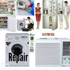 Washing machine and AC for repair. 0