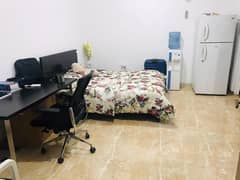 Fully furnished studio in Old airport in the Ground floor near metro. 0