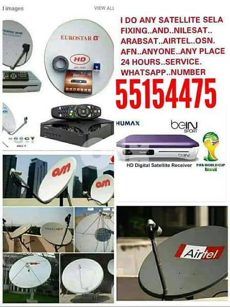 satellite dish tv receivers installation and sale 0