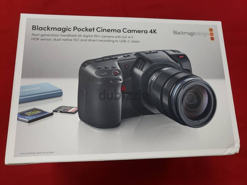 NEW STOCK Blackmagic Design Pocket Cinema Camera 4K 3