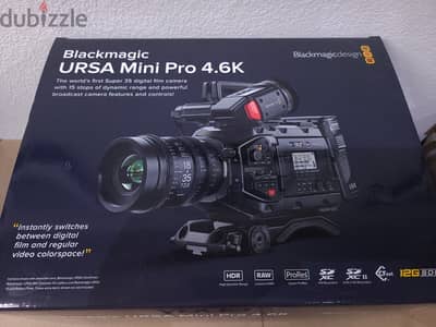 NEW STOCK Blackmagic URSA Mini Pro 4.6K (EF Mount)