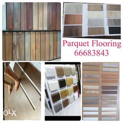 Parquet wood vinyl pvc flooring sales and fixed 0