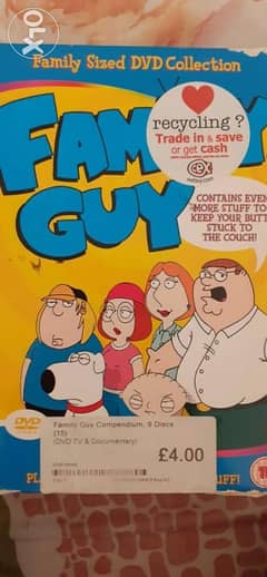 Family Guy Sized 9 DVD disk Collection uncovered addition! 0