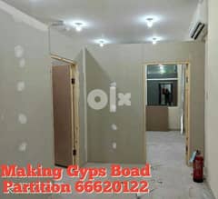 making GYPS boad partition and painting house villa office 0