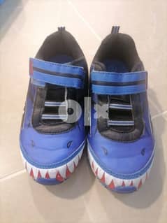 Shark face shoes with LED lights 0
