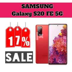 SAMSUNG Galaxy S20 FE 5G Camera 30X Space Zoom Night Mode, Cloud Red 0