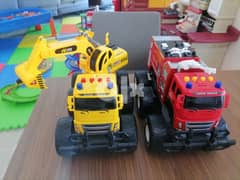 Mixed toy trucks and cars 0