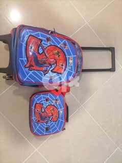 Spiderman travel bag plus lunch box 0