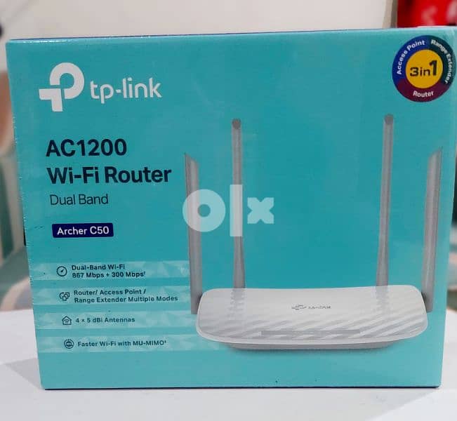 Best price 129qr only, Brand New TP-Link Archer C50 AC1200 Wireless Du 2