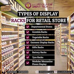 Effective types of racks for retail stores in the customized solution 0