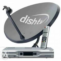 Airtel dish antenna hd receiver sale installation 0