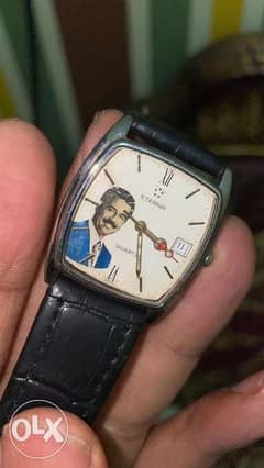 ساعة eterna بصورة الزعيم صدام حسين 0