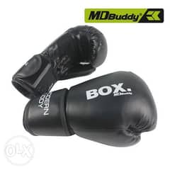 MD Buddy MD1902-TG12 12OZ Boxing Gloves-Black 0