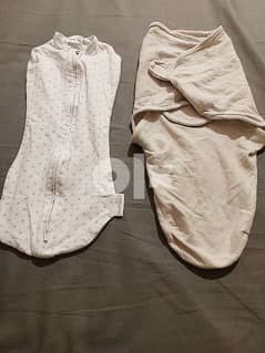 2 sleeping bags mothercare + 2 swaddles centrepoint 0