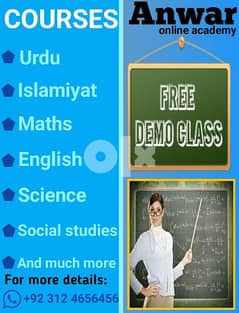 I,m Oneline Quran and Urdu, English, Islamic studies teacher 0