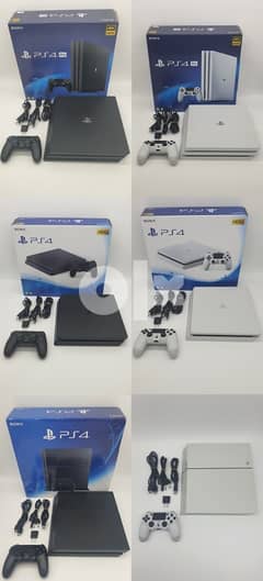 PS4 PlayStation 4 Sony Original Slim Pro 500GB 1TB 2TB Console 0