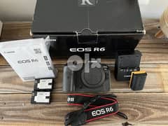 Canon EOS R6 Body Only + Extra Batteries! Great Condition only intrest 0