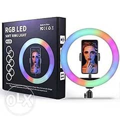 RGB LED soft ring light 0