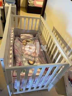 Baby bed with mattress 0