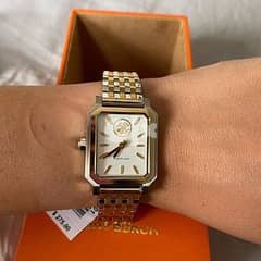 Watch TORY BURCH the Robinson, 2 tone gold and stainless steel so eleg -  Jewelry - Watches - 120089618