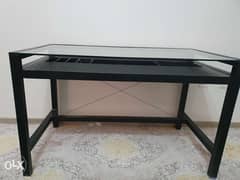 Ikea glass desk with chair 0