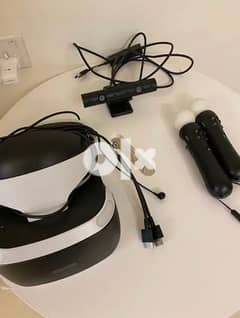PS 4 VR headset + camera + 2 move motion controllers 0