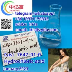 Good quality Cas7647-01-0, Hydrochloric acid telegram/whatsapp:  +86 0