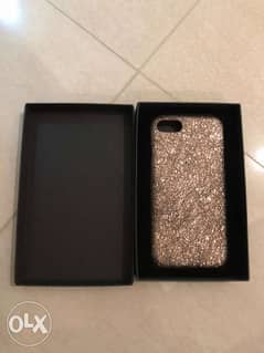 metallic pink I-phone 7 cover 0