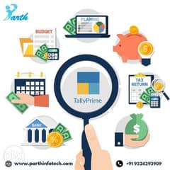 Buy Tally Latest Version Software - Tally Prime - Parth Infotech 0
