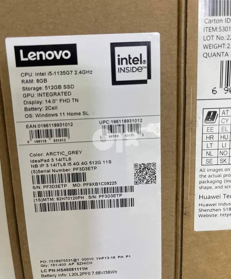 New Original Lenovo IdeaPad 3 14ITL6 14" 1